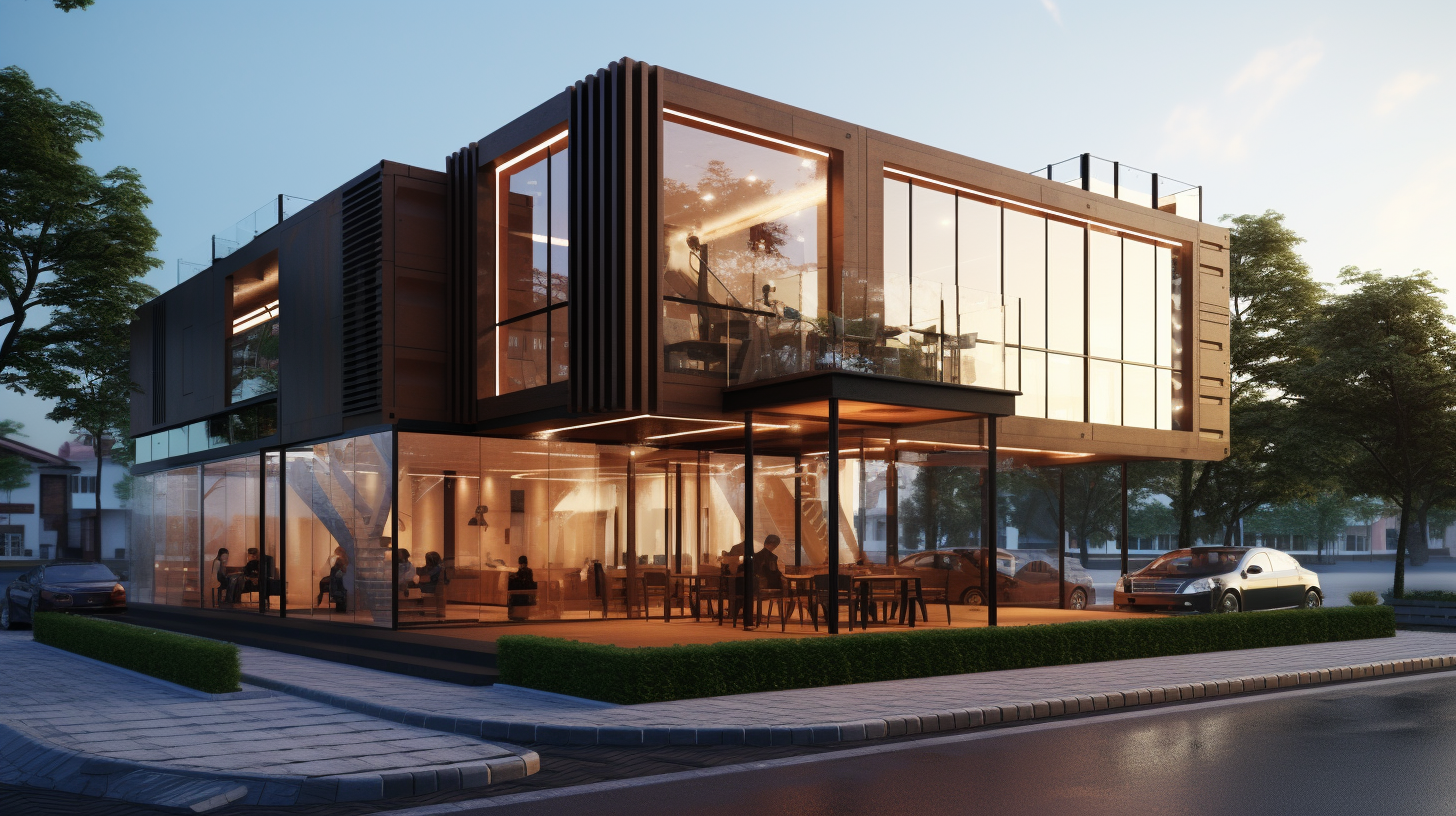 集裝箱辦公室雙層